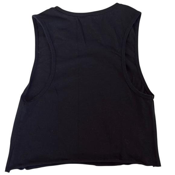 Bella Canvas Black Barbie Tank Top with Pink and White Graphic - Picture 5 of 6